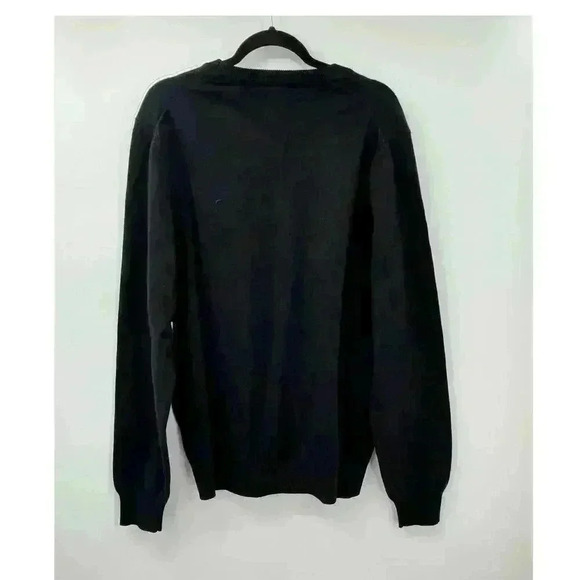 NWT Five Four‎ Los Angeles Pascal Men's Black Pullover Crew Neck Sweater Large - Picture 2 of 5